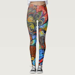 Beautiful Traditional Abstract Art Leggings