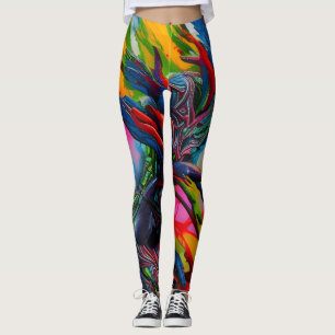 Beautiful Traditional Abstract Art Leggings