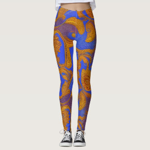 Beautiful Traditional Abstract Art Leggings
