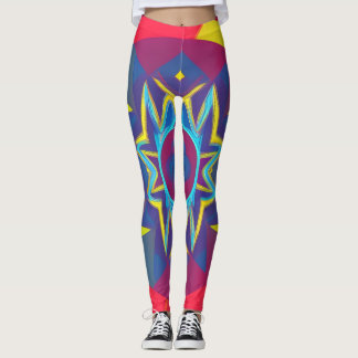 Beautiful Traditional Abstract Art Leggings