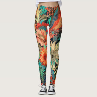 Beautiful Traditional Abstract Art Leggings
