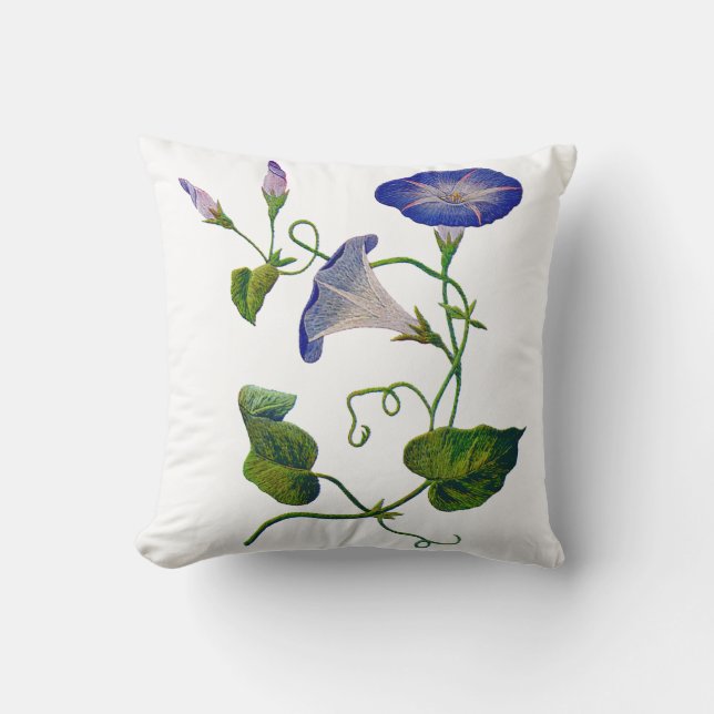 Beautiful Traditional Jacobean Crewel Embroidery Cushion (Front)