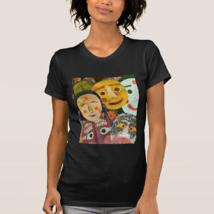 Beautiful Traditional Korean Masks T-Shirt