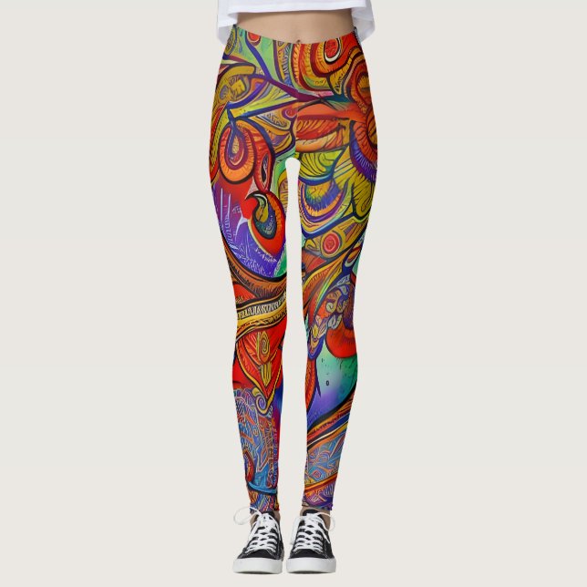Beautiful Traditional Leggings (Front)