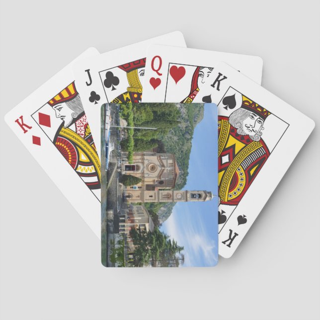 Beautiful Tremezzo Lake Como Italy Playing Cards (Back)