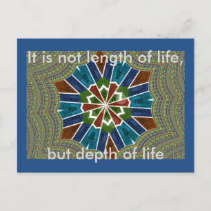 Beautiful Trendy Asian Textile Design Art Print Postcard