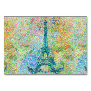 Beautiful trendy girly vintage Eiffel Tower Table Number
