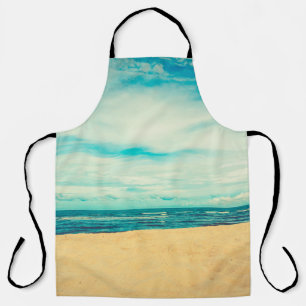 Beautiful tropical beach and sea landscape travel apron