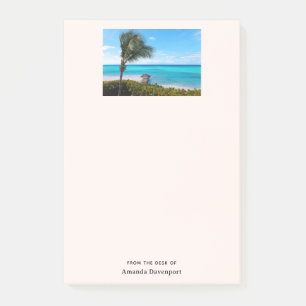 Beautiful Tropical Beach Breezy Palm Tree Post-it Notes