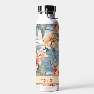 Beautiful Tropical Beach Scene Water Bottle