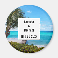 Beautiful Tropical Beach Wedding Date