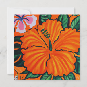 Beautiful tropical floral painting art  canvas pri