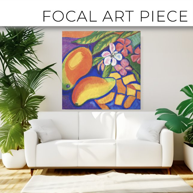 Beautiful tropical floral painting art  canvas pri (Creator Uploaded)