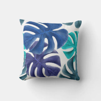 Beautiful Tropical Leaves - Throw Pillow