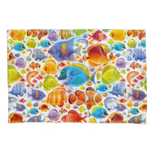 Beautiful Tropical Sea Fish Pillowcase