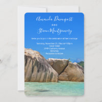 Beautiful Tropical Sea Rocky Coastline Wedding