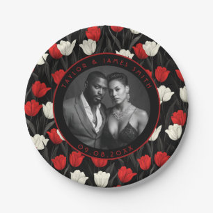 Beautiful Tulip Wedding Plates For Summer Wedding