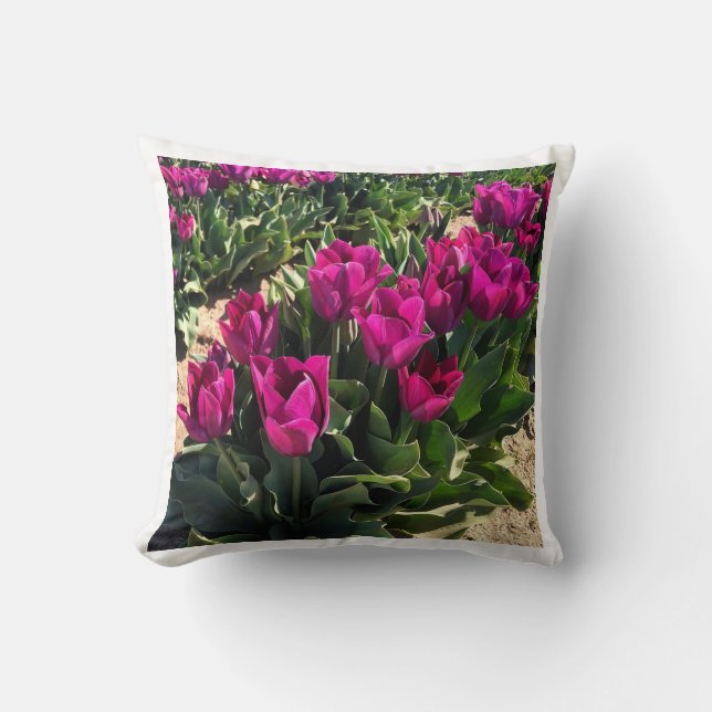 Beautiful Tulips Cushion (Front)