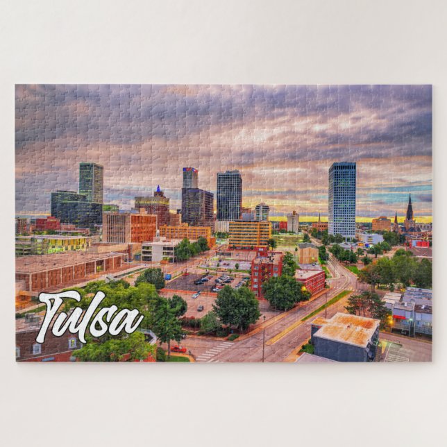 Beautiful Tulsa, Oklahoma, United States Jigsaw Puzzle (Horizontal)