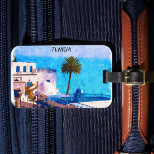 Beautiful Tunisia Panorama View Luggage Tag