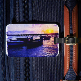 Beautiful Tunisia Vacation Souvenir Luggage Tag