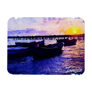 Beautiful Tunisia Vacation Souvenir Magnet