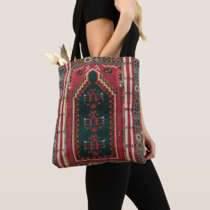 Beautiful Turkish antique rug Tote Bag