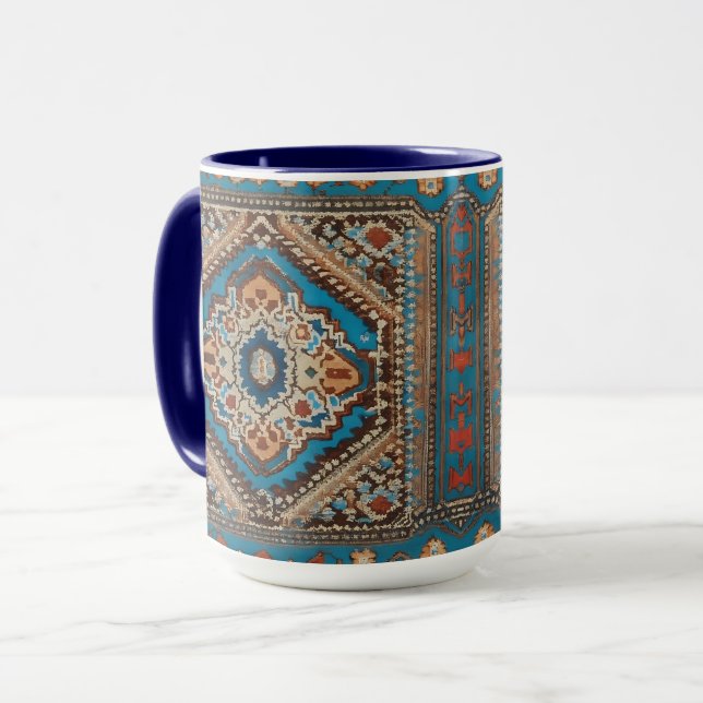 Beautiful Turkish Old Pattern Modern Collection Mug (Front Left)