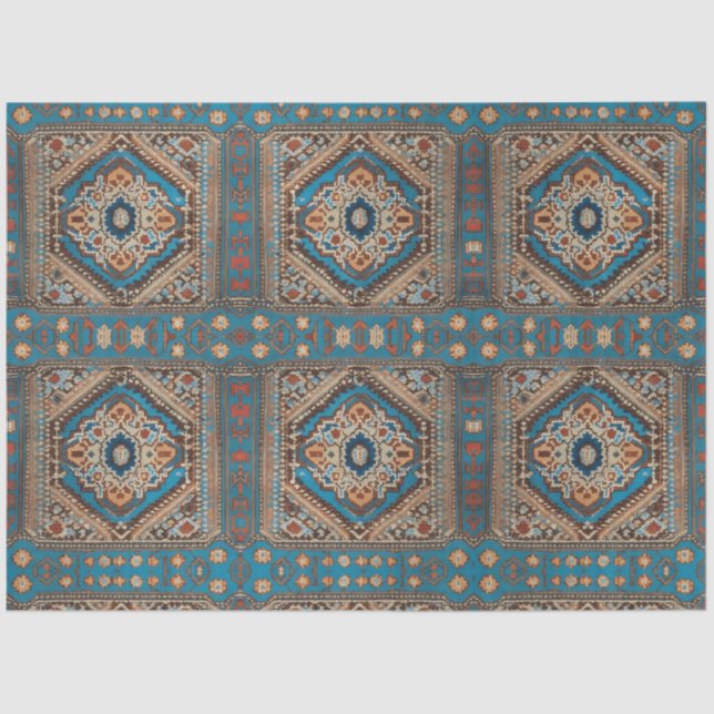 Beautiful Turkish Old Pattern Modern Collection Tissue Paper (Front)