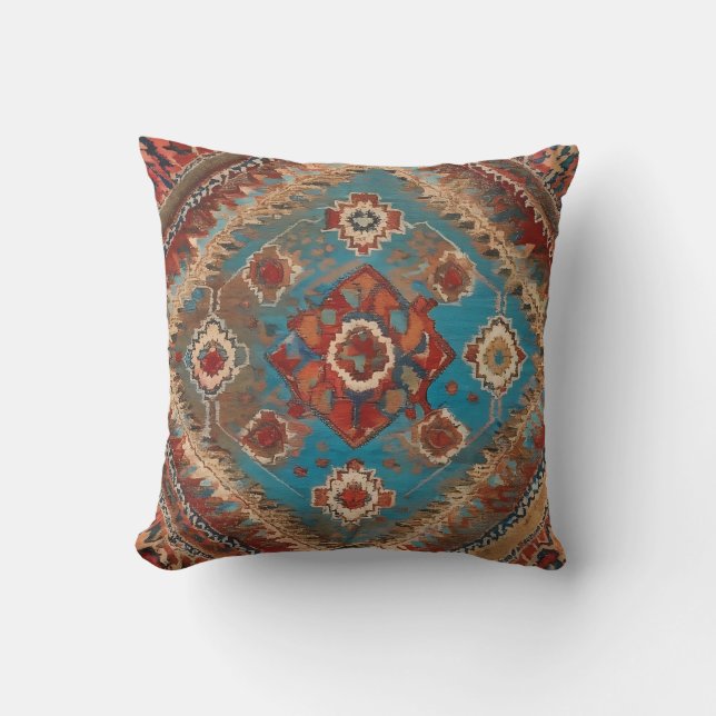Beautiful Turkish Old Pattern Trendy Collection Cushion (Front)