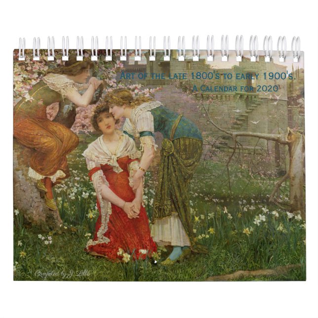 Beautiful Turn of Century Paintings Calendar (Cover)