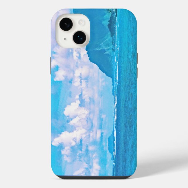 Beautiful Turquoise Ocean Waves  iPhone Case (Back)