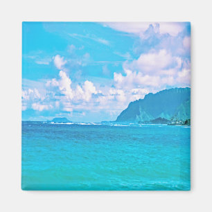 Beautiful Turquoise Ocean Waves  Magnet