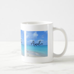 Beautiful Turquoise Tropical Beach Coffee Mug