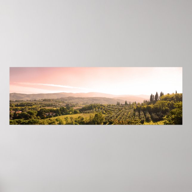 Beautiful tuscan landscape poster (Front)