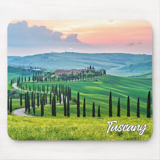 Beautiful Tuscany, Italy Mouse Mat (Front)
