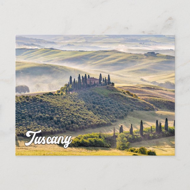 Beautiful Tuscany, Italy Postcard (Front)