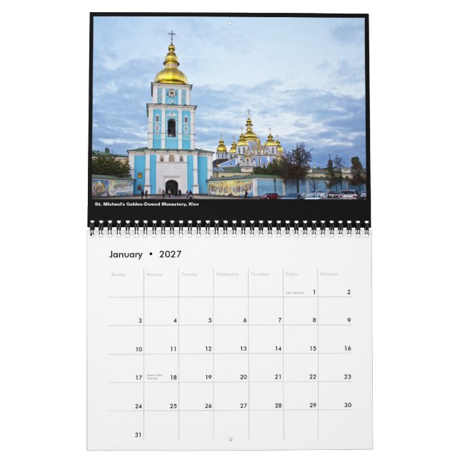 Beautiful Ukraine 2013 Calendar (Jan 2027)