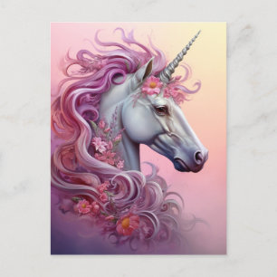 Beautiful Unicorn Postcard