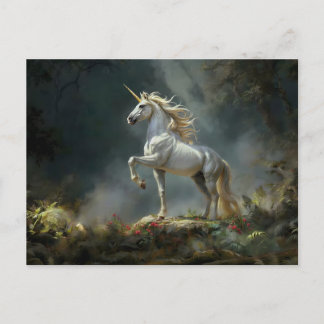 beautiful unicorn Postcard