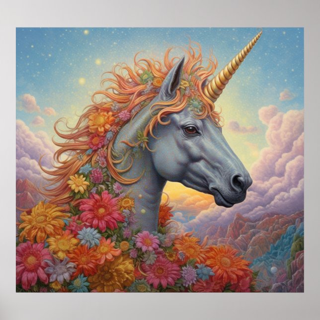 Beautiful Unicorn Poster (Front)