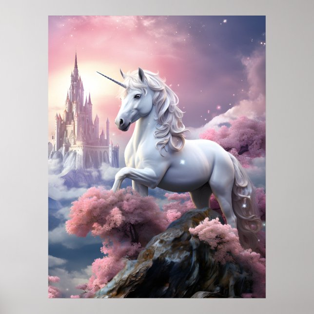 Beautiful Unicorn Poster (Front)