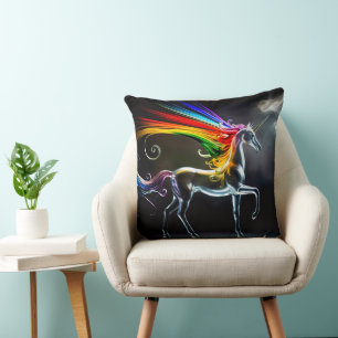 Beautiful Unicorn Throw Pillow