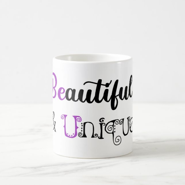 Beautiful & Unique Coffee Mug (Center)