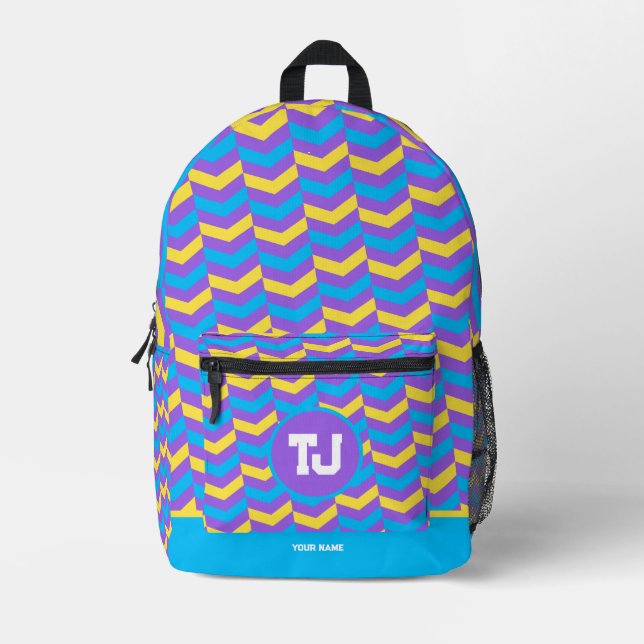 Beautiful Unique Custom Sports Printed Backpack (Front)