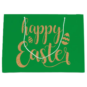 Beautiful unique gold large gift bag