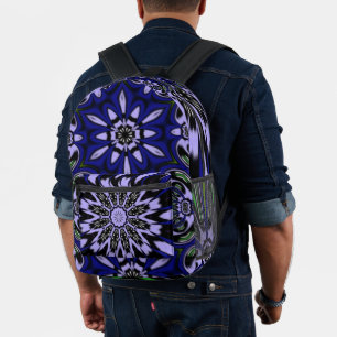 Beautiful unique Mandala flower design Printed Backpack