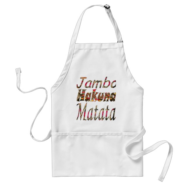 Beautiful Uniquely Exceptional  Hakuna Matata Standard Apron (Front)
