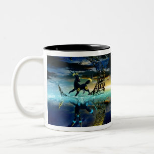 Beautiful universal Umbreon Two-Tone Coffee Mug