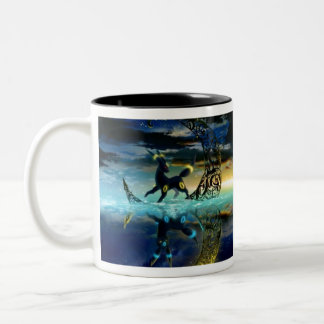 Beautiful universal Umbreon Two-Tone Coffee Mug